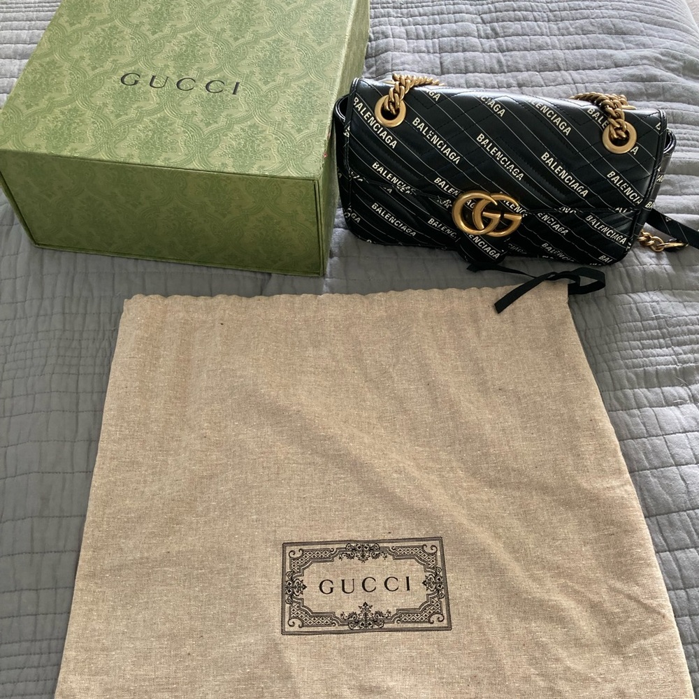 GUCCI X BALENCIAGA MARMONT HACKER PROJECT BAG